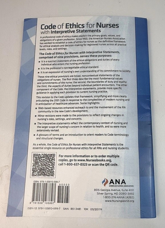 Code of Ethics for Nurses with Interpretive Statements by American Nurses... gallery