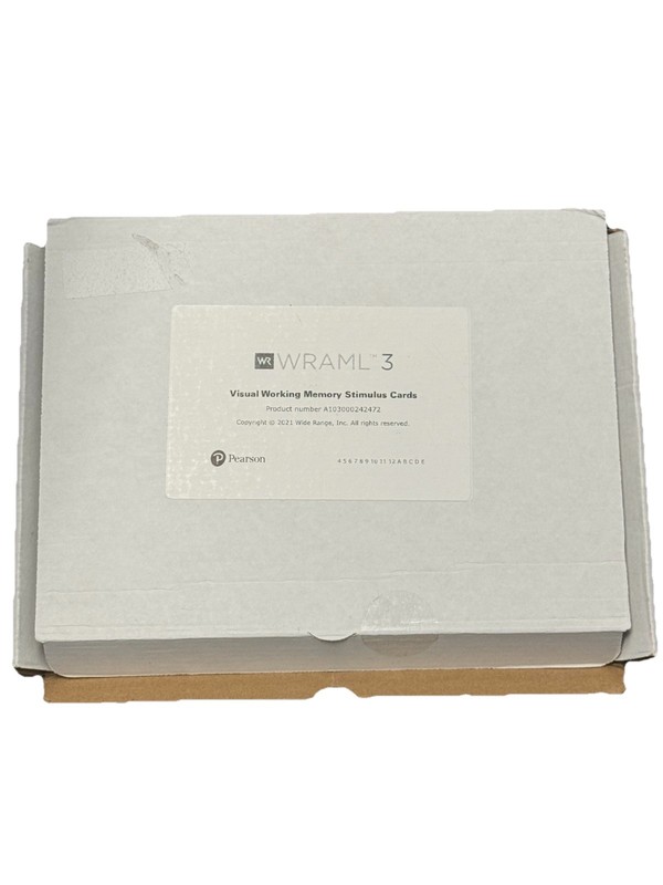 WRAML3 - Wide Range Assessment Of Memory And Learning | Third Edition- Test Kit gallery
