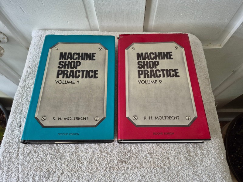 Machine Shop Practice: 2 Vols 2nd Edition by Karl Moltrecht 1981 Hardcover DJ