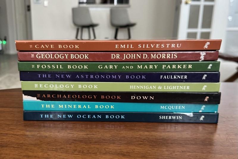 Wonders of Creation Science Book Lot 8 Vol Archaeology Geology Ocean Cave Fossil gallery