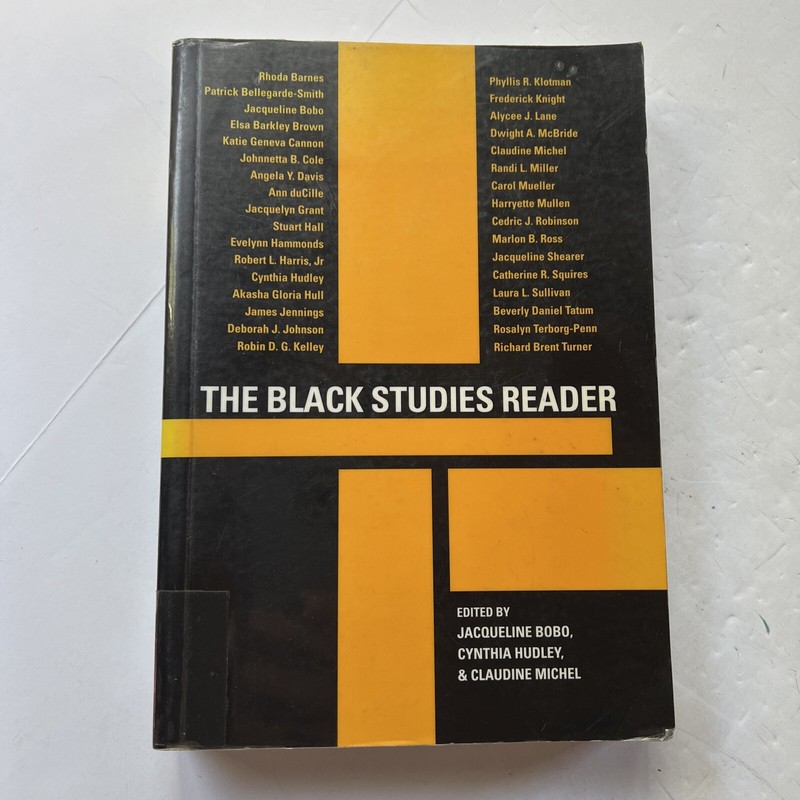The Black Studies Reader by Jacqueline Bobo. Ex Library Book