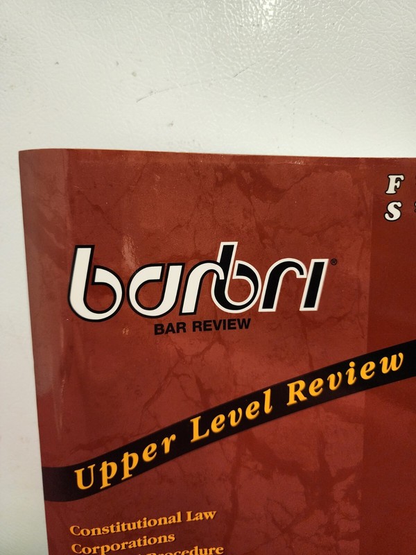 Barbri Bar Review Upper Level Review Texas Legal Prep Study gallery