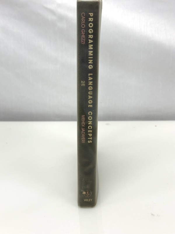 Programming Language Concepts (2nd edition) by Carlo Ghezzi & Mehdi Jazayeri gallery
