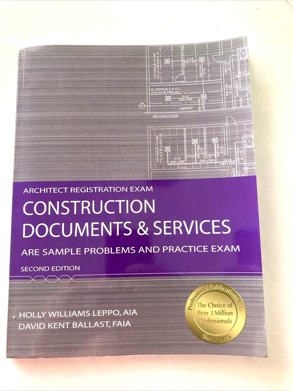 Construction Documents & Services: ARE Sample Problems and Practice Exam, 2nd…