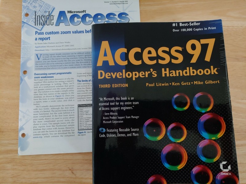 Vintage Access 97 Developer’s Handbook by Mike Gilbert, Paul Litwin and Ken Getz