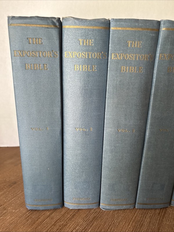 Expositor’s Bible – Complete 6-Volume Set – Nicoll Classic Commentary 1940 gallery