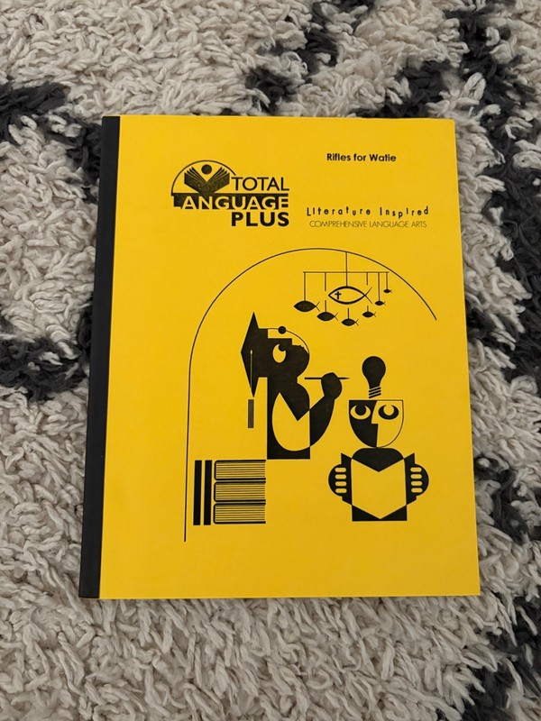 NEW Total Language Plus ‘Rifles for Waife’ Language Arts Study Guide Grade 6-8