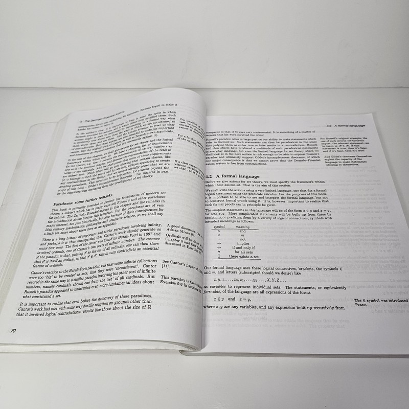 Classic Set Theory : For Guided Independent Study Goldrei Paperback Chapman/Hall gallery