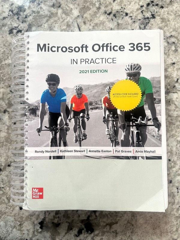 Microsoft Office 365 Manual In Practice 2021 Edition Textbook Spiral Bound