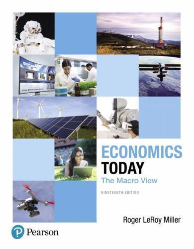 Economics Today: The Macro View; Pearson Serie- 9780134478760, paperback, Miller