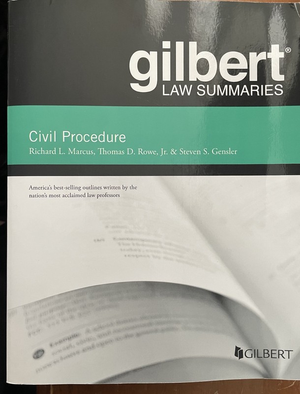 BRAND NEW! Gilbert Law Summaries Civil Procedure (2022) 19th Nineteenth Ed