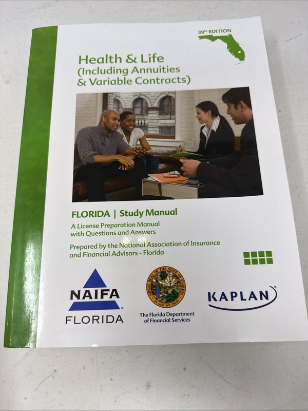 Health & Life Florida Annuities & Variable Contracts Study Manual 39th ED TPB