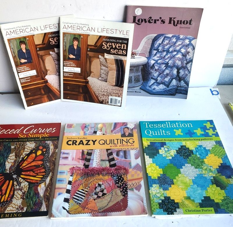 Tessellations Quilts Christine Porter Crazy Quilting Barbara Randalls Lot 6