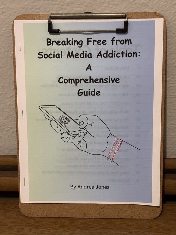 New Social Media Addiction Paperback Guidebook