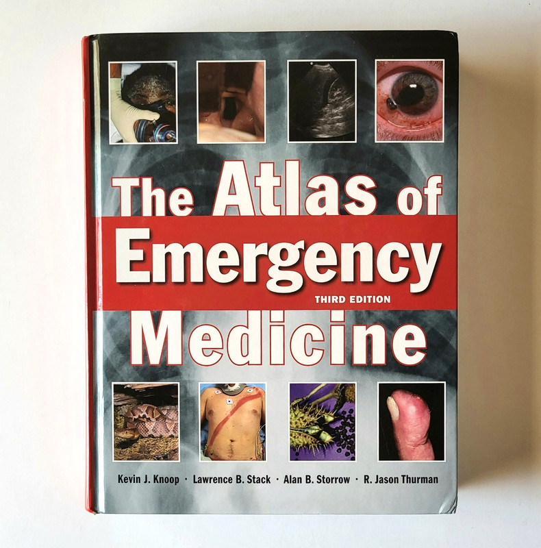 The Atlas of Emergency Medicine, Third Edition 2010 Hardcover VG Condition