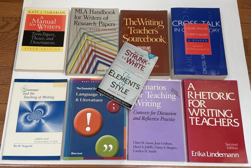 LOT 9 BOOKS on Teaching English Composition Writing Grammar Teacher Instruction
