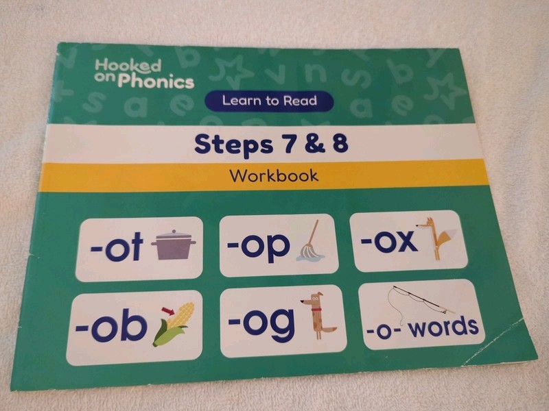 Hooked On Phonics Steps 7 & 8 Workbook