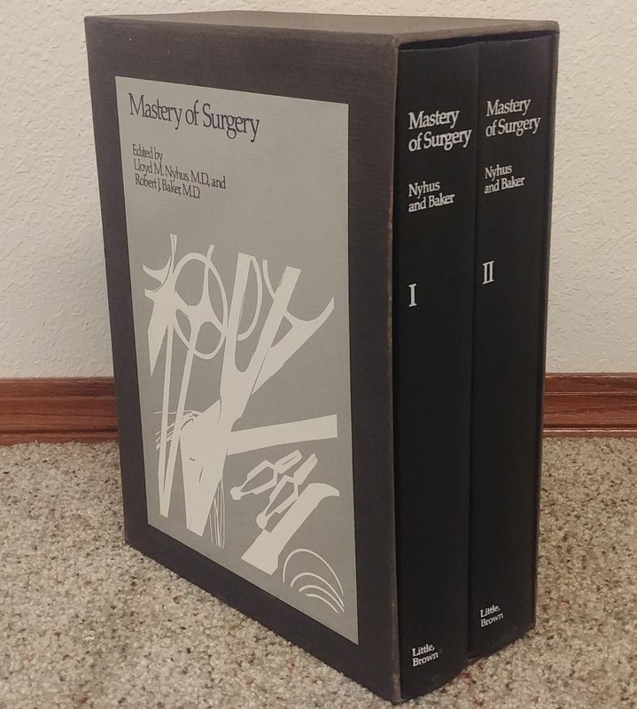 Mastery of Surgery Volume 1 & 2 Box Set *HARDCOVER 1ST EDITION* Medical Surgery