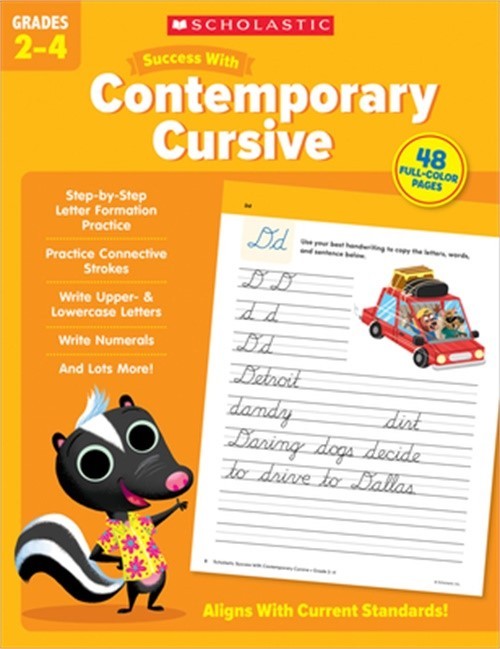 Scholastic Success with Contemporary Cursive Grades 2-4 (Paperback or Softback)
