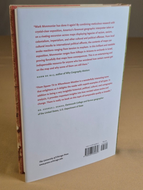 From Squaw Tit to Whorehouse Meadow - Mark Monmonier - Hardcover, Dust Jacket gallery
