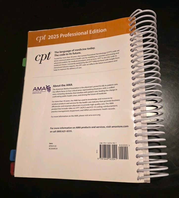 AMA CPT 2025 Professional Edition Spiral Bound gallery