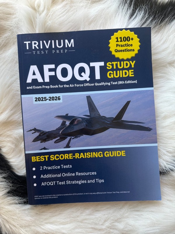 New Trivium AFOQT Study Guide 2025-2026 PREP Book ISBN 9781637985434