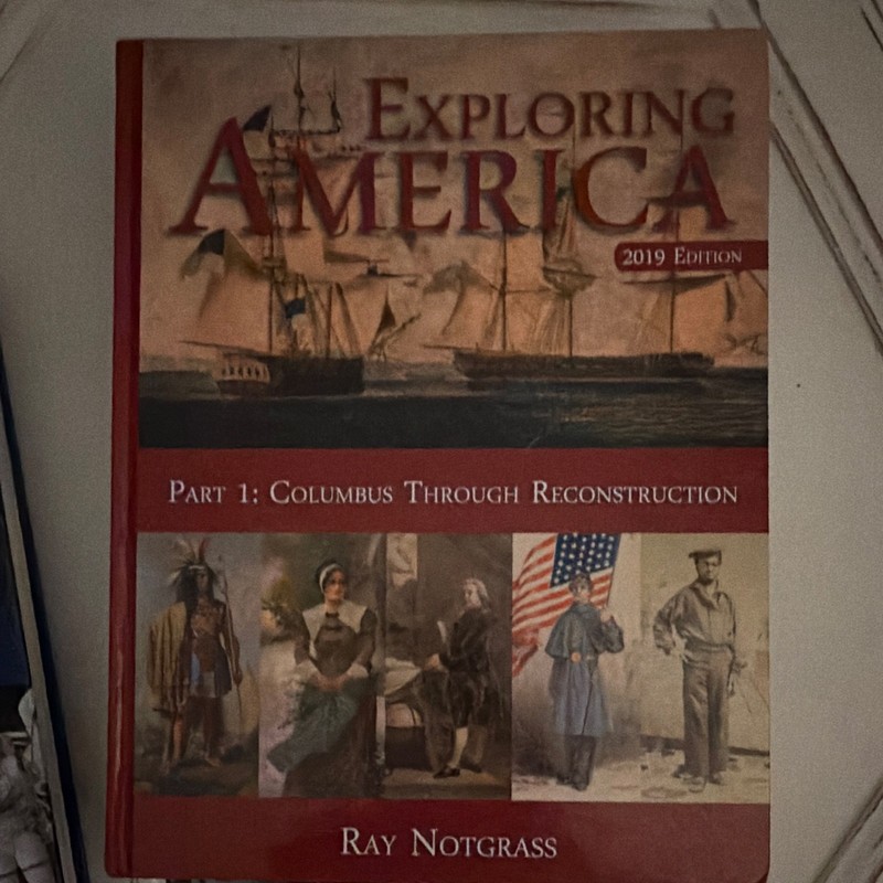 Notgrass American Voices & Exploring America 1-2 Textbook Set 3 Books 2014 PB gallery