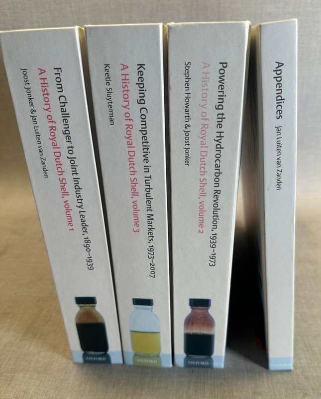 A History of Royal Dutch Shell 4 Book Set – Vol 1-3 + App – w PRINT ERROR unique