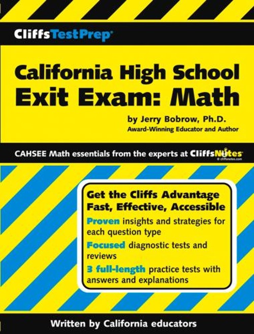 California High School Exit Exam – Math Paperback Jerry Bobrow