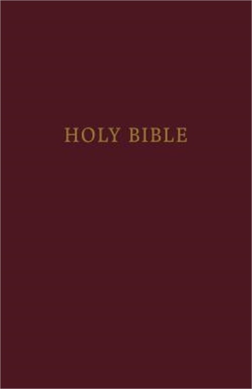 KJV, Pew Bible, Large Print, Hardcover, Burgundy, Red Letter Edition (Hardback o