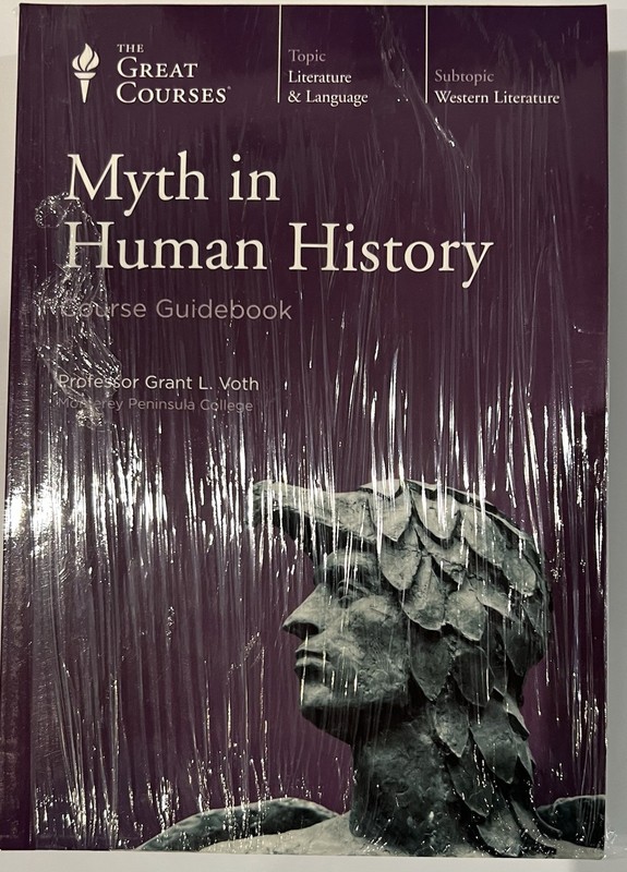 Great Courses Myth in Human History DVD &guide