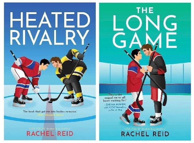 Heated Rivalry & The Long Game – Paperback Set of Two Riveting Romance Novels