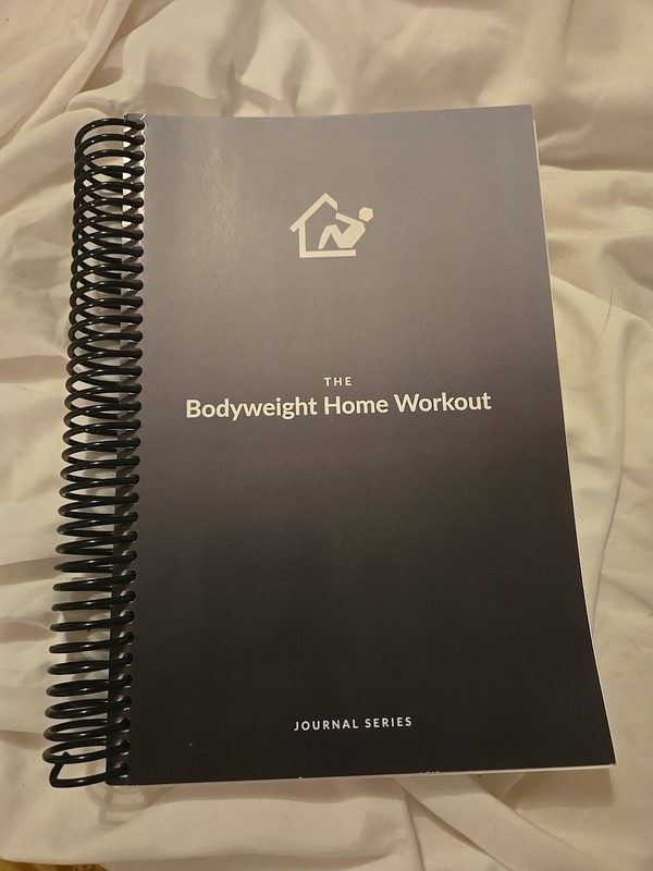 The Bodyweight Home Workout Journal Spiral Book Volume 1 (2020) Habit Nest - VG