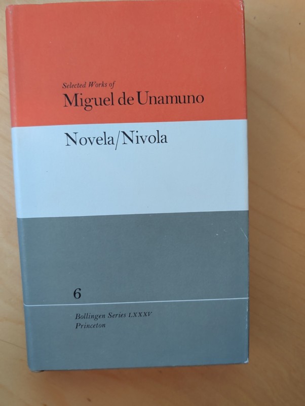 Selected Works Miguel De Unamuno Novela Nivola Bollingen Series 1976 volume 6 HC