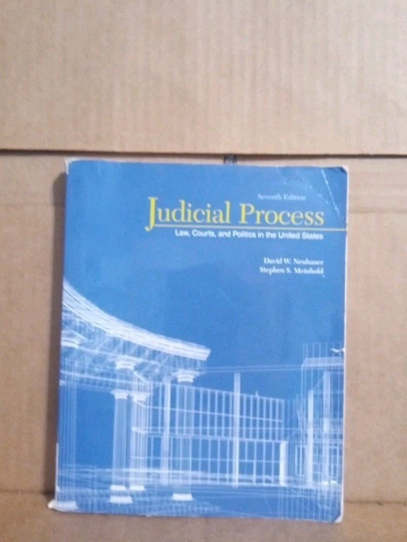 Judicial Process : Law, Courts, & Politics in the United States- 7th Edition PB