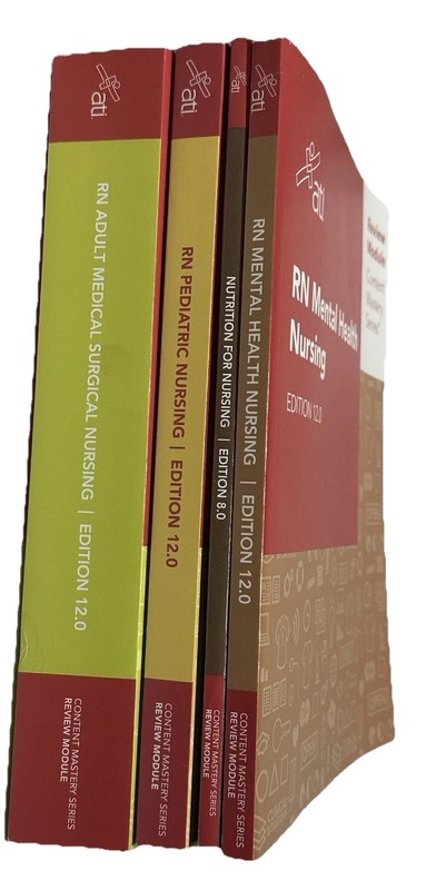 ATI RN Review Module Bundle Adult Med Surg Mental Health Pediatric Nutrition