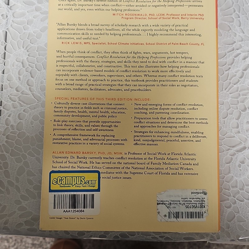 Oxford University Press Conflict Resolution Third Edition Barsky Paperback gallery