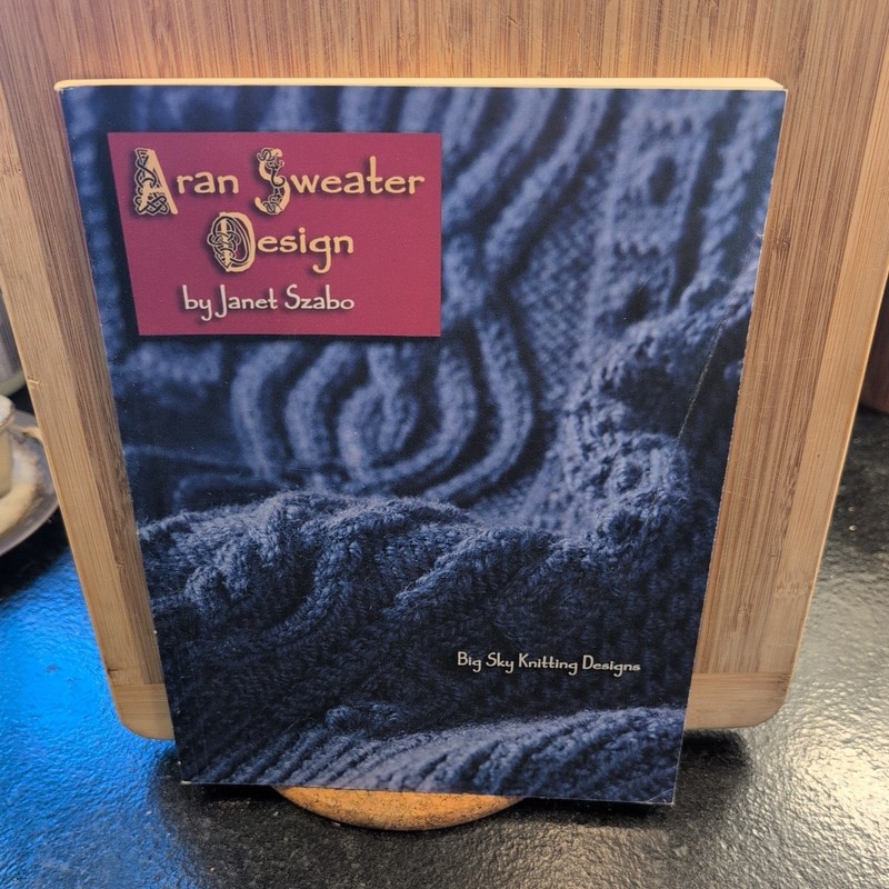 Aran Sweater Design Janet Szabo Knitting Pattern Book Big Sky PB