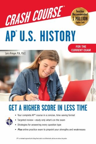 AP U.S. History Crash Course, Book +…, Krieger, Larry