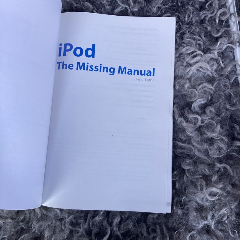 Missing Manual Ser.: iPod by J. D. Biersdorfer (2009, Trade Paperback) gallery