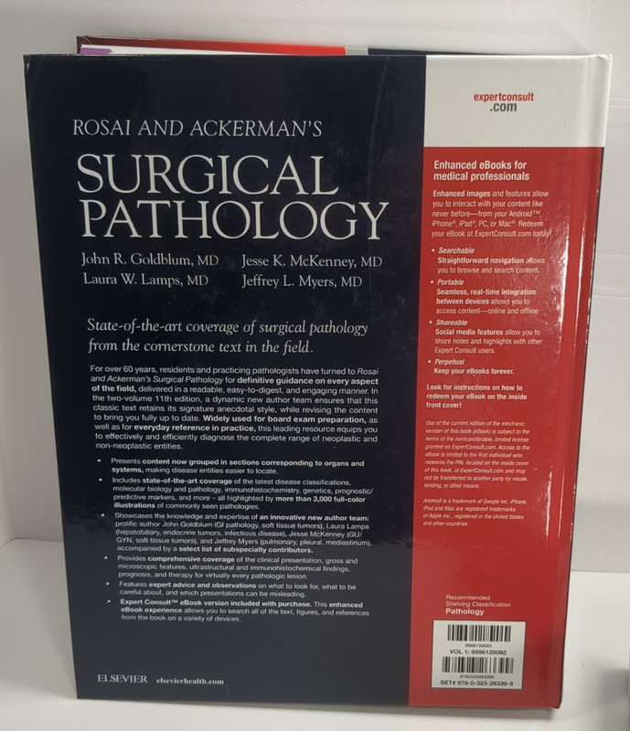 Rosai And Ackerman's Surgical Pathology 11th Ed 2 Vol Medical Textbook gallery
