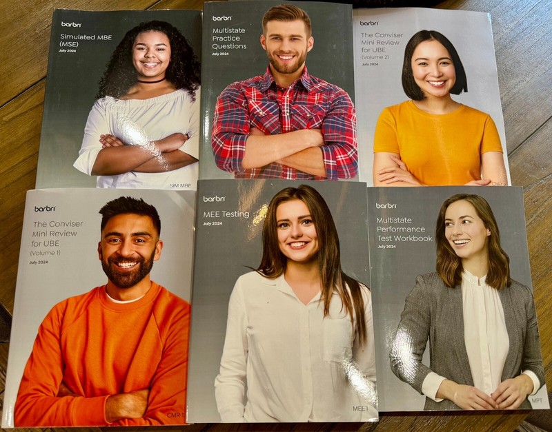 2024 Barbri Bar Exam UBE 6 books FULL SET – Conviser MEET MPQ Outlines