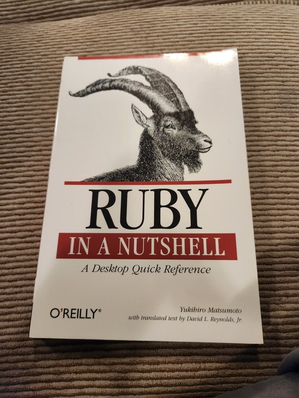 In a Nutshell (O’reilly) Ser.: Ruby in a Nutshell a Desktop Quick Reference