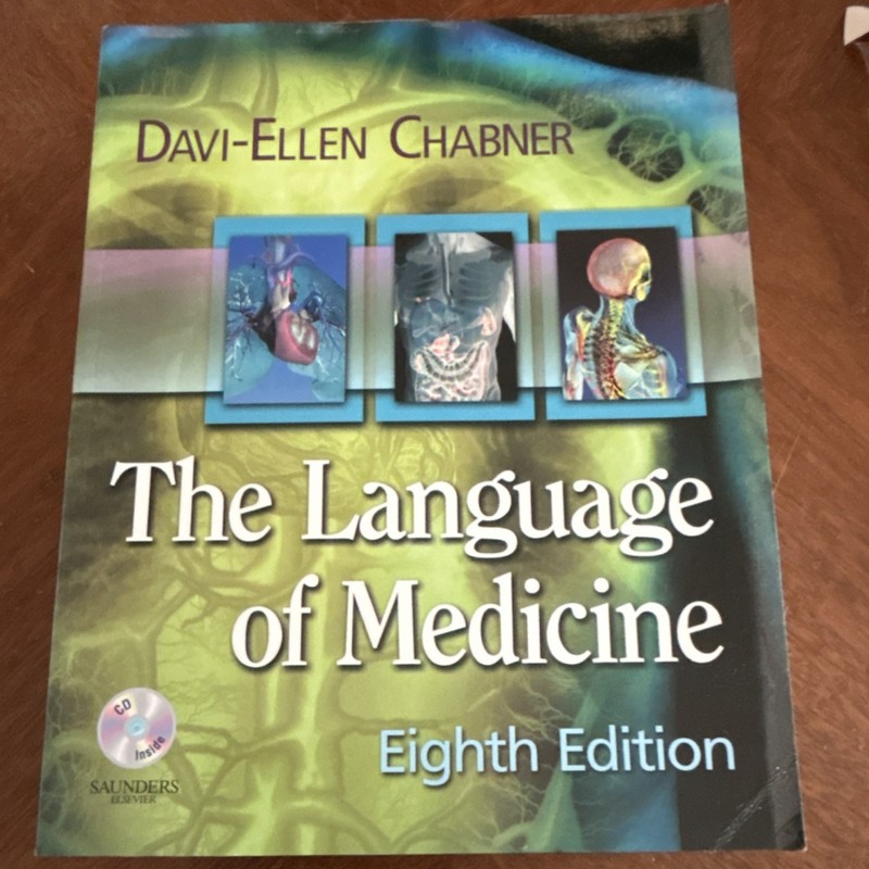 The Language of Medicine Eighth Edition by Davi-Ellen Chabner, Saunders PB CD
