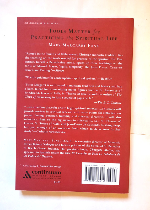 Tools Matter for Practicing the Spiritual Life Religious Paperback Free Shipping gallery