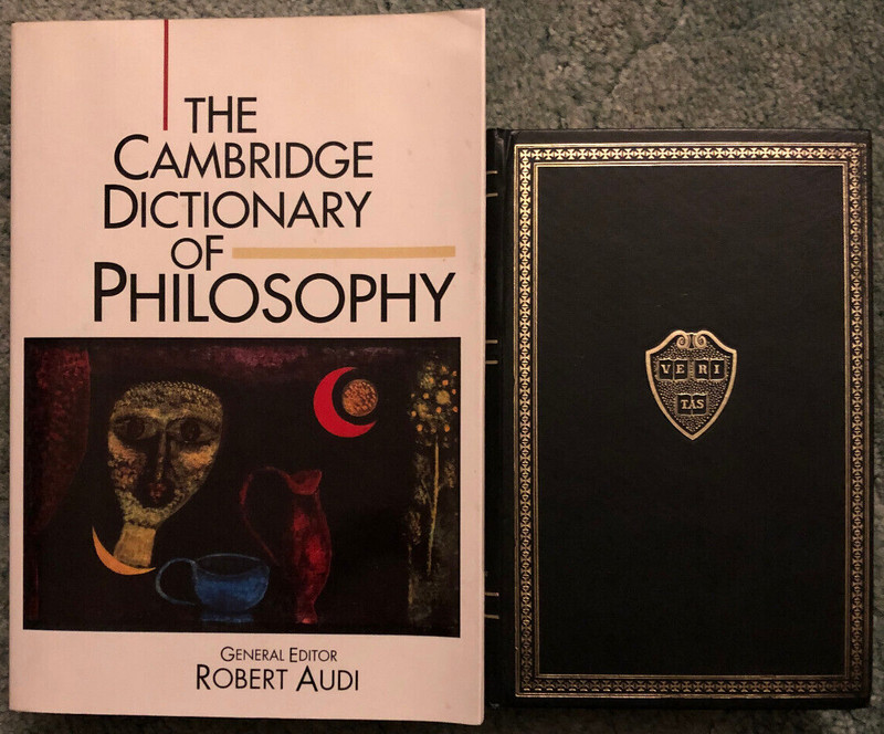 The Cambridge Dictionary of Philosophy & Plato, Epictetus, Marcus Aurelius HC