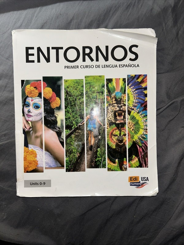 Used Entornos Primer Curso De Lengua Española Units 0-9 WorkbookOnline Code Used