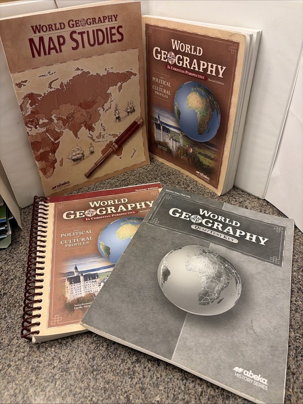 Abeka World Geography Grade 9, 2nd. Ed. (set of 4)