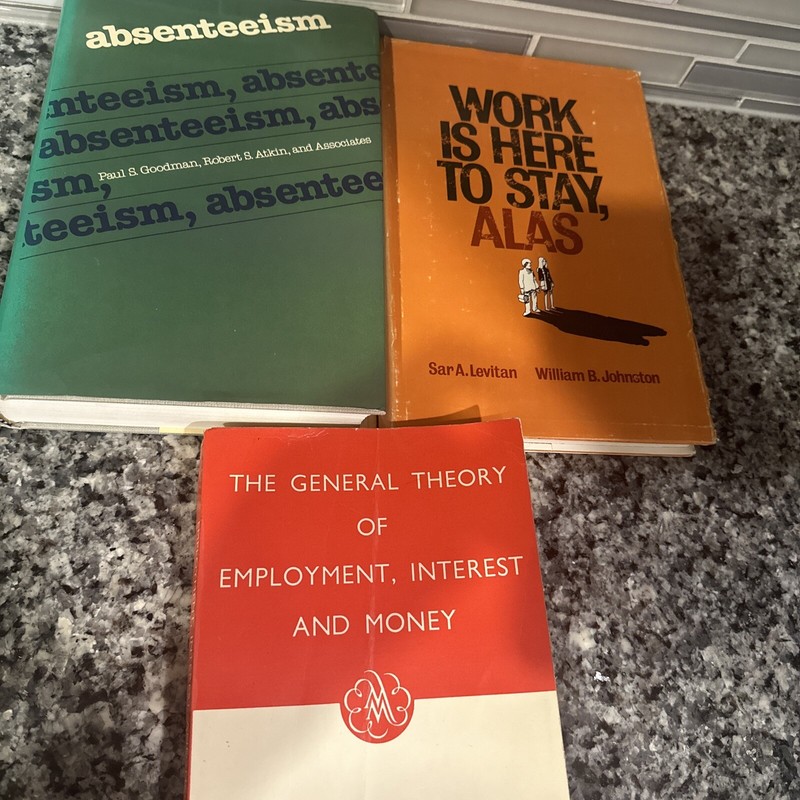Lot Of 3📚 Economics and Employment Studies Human Resource Labor💫 Nice Combo