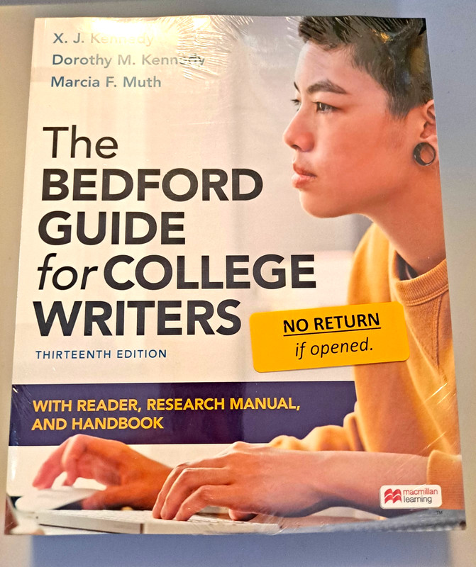 Bedford Guide for College Writers with Reader, Research Manual & Handbook 13 Ed